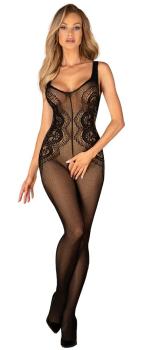 Netz Catsuit ouvert mit Cut-out